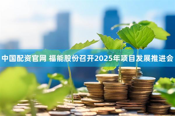 中国配资官网 福能股份召开2025年项目发展推进会